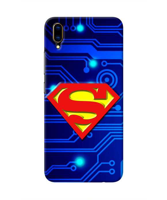 Superman Abstract Vivo V11 Pro Real 4D Back Cover
