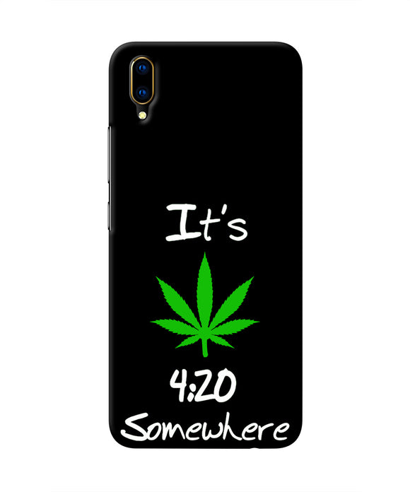 Weed Quote Vivo V11 Pro Real 4D Back Cover
