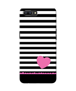 Abstract Heart Realme C1 Back Cover