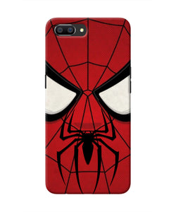 Spiderman Face Realme C1 Real 4D Back Cover