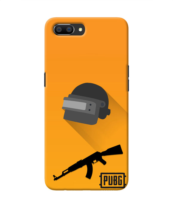 PUBG Helmet and Gun Realme C1 Real 4D Back Cover