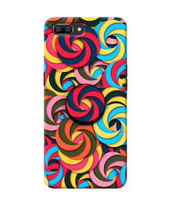 Spiral Pattern Realme C1 Pop Case