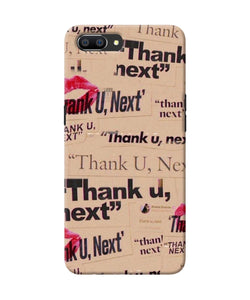 Thank You Next Realme C1 Back Cover