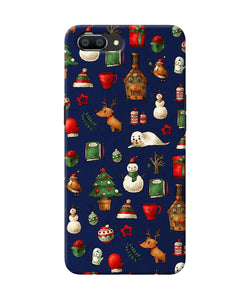 Canvas Christmas Print Realme C1 Back Cover