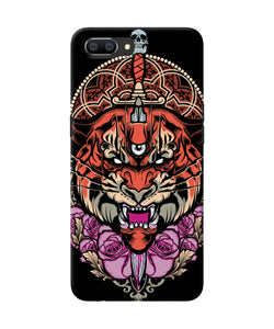 Abstract Tiger Realme C1 Back Cover