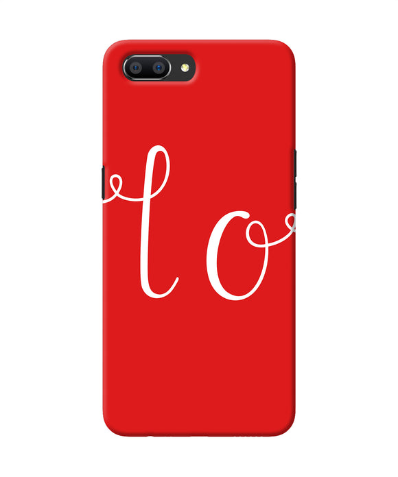 Love One Realme C1 Back Cover