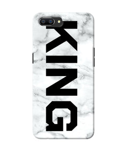 King Marble Text Realme C1 Back Cover