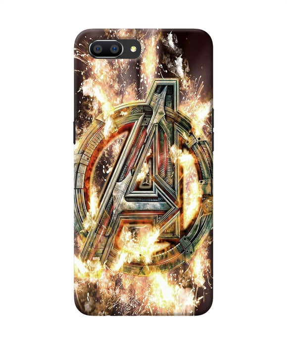 Avengers Burning Logo Realme C1 Back Cover