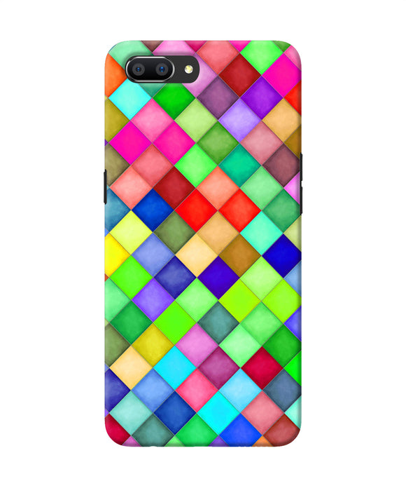 Abstract Colorful Squares Realme C1 Back Cover