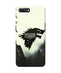 Winter Coming Stark Realme C1 Back Cover