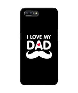 I Love My Dad Mustache Realme C1 Back Cover