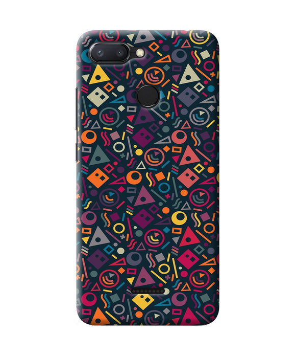 Geometric Abstract Redmi 6 Back Cover