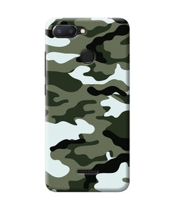 Camouflage Redmi 6 Back Cover