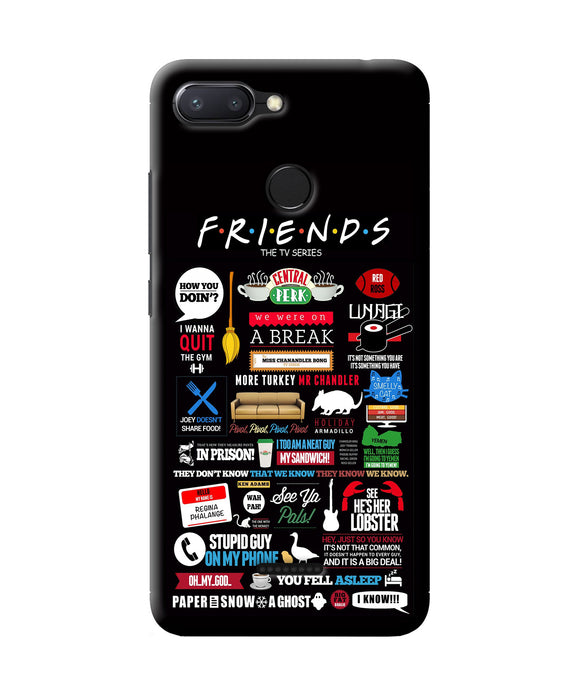 Friends Redmi 6 Back Cover