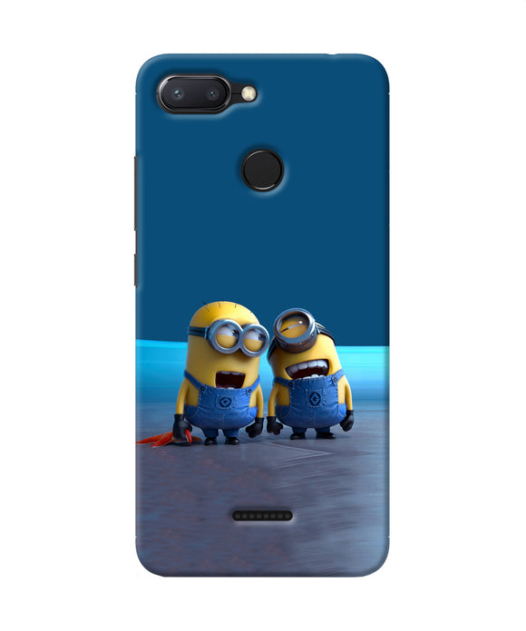 Minion Laughing Redmi 6 Back Cover