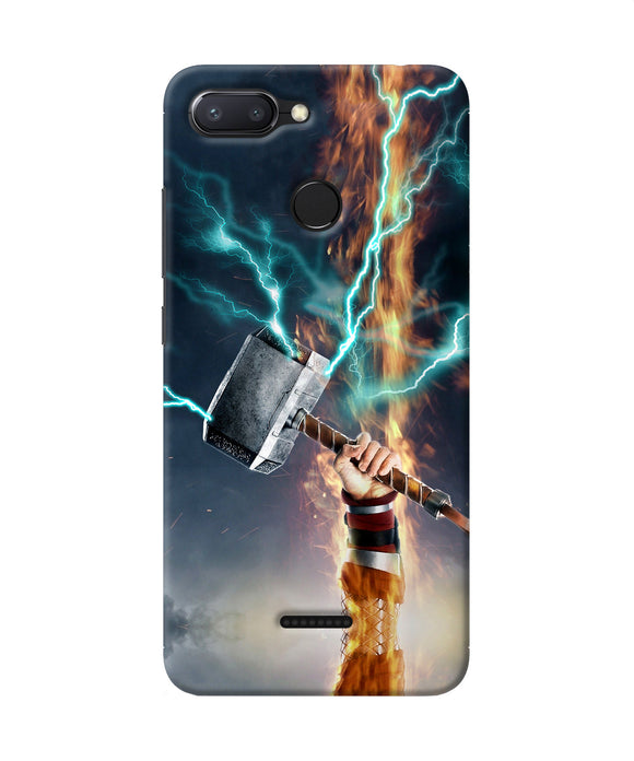 Thor Hammer Mjolnir Redmi 6 Back Cover