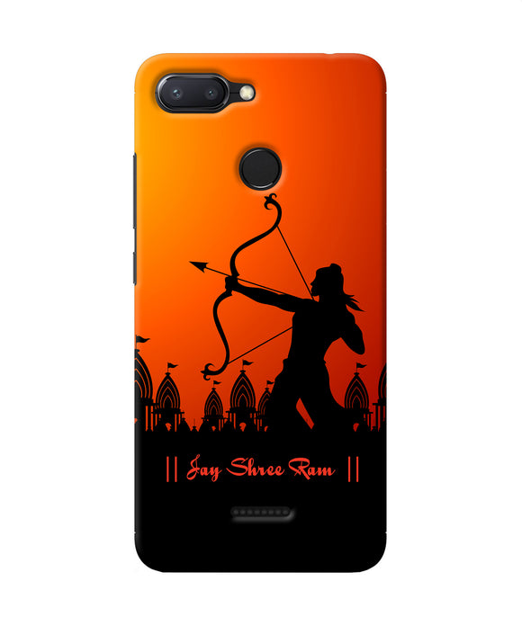 Lord Ram - 4 Redmi 6 Back Cover