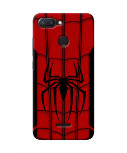 Spiderman Costume Redmi 6 Real 4D Back Cover