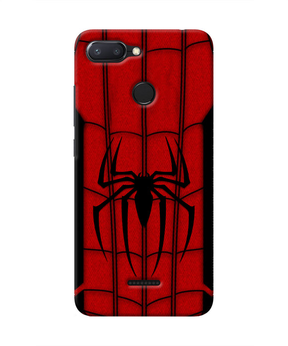 Spiderman Costume Redmi 6 Real 4D Back Cover