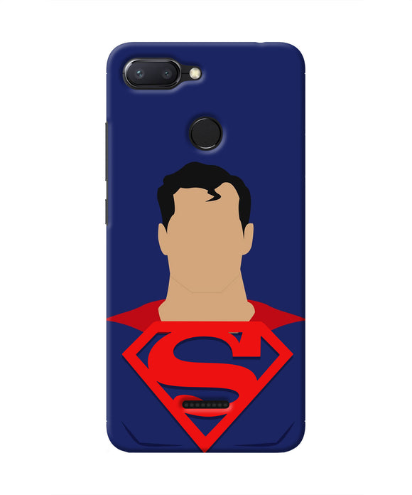 Superman Cape Redmi 6 Real 4D Back Cover