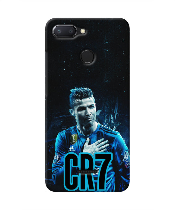 Christiano Ronaldo Blue Redmi 6 Real 4D Back Cover