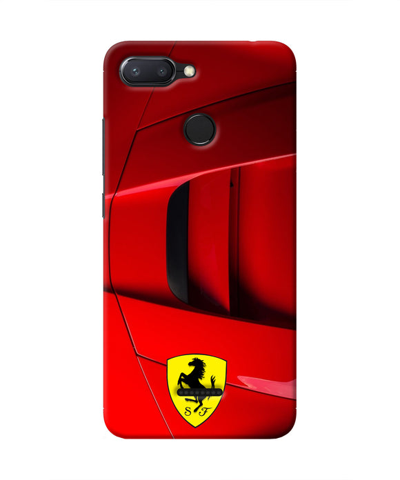 Ferrari Car Redmi 6 Real 4D Back Cover