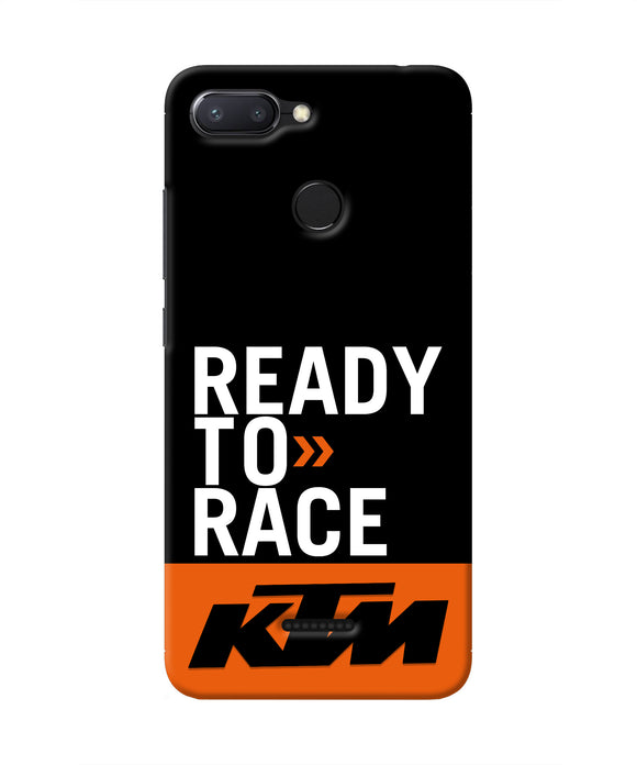 KTM Ready To Race Redmi 6 Real 4D Back Cover