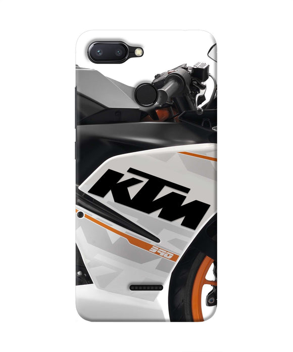 KTM Bike Redmi 6 Real 4D Back Cover