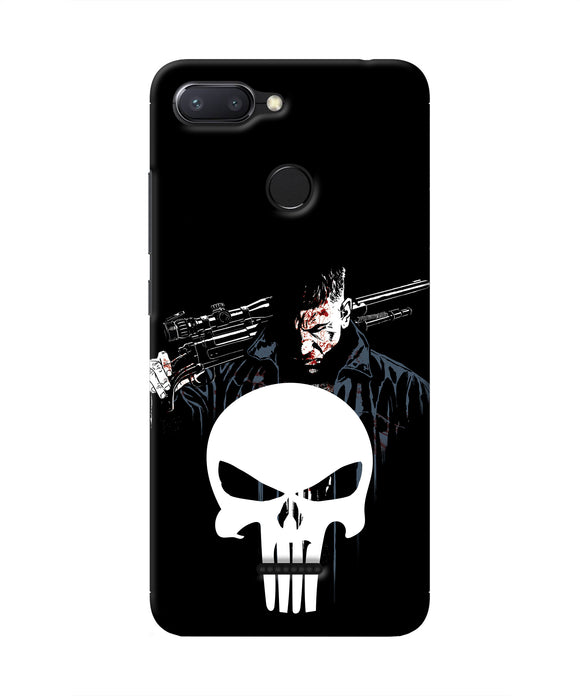 Punisher Character Redmi 6 Real 4D Back Cover