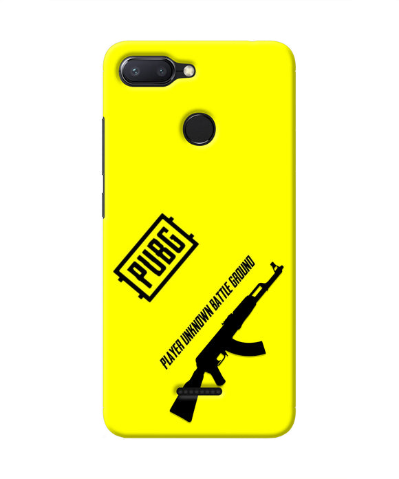 PUBG AKM Gun Redmi 6 Real 4D Back Cover