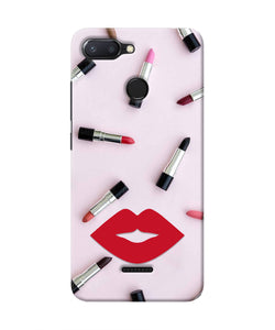 Lips Lipstick Shades Redmi 6 Real 4D Back Cover