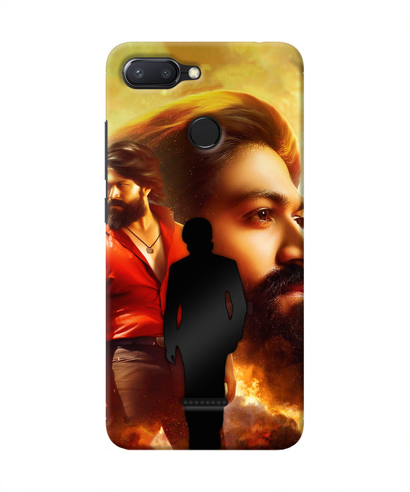 Rocky Bhai Walk Redmi 6 Real 4D Back Cover