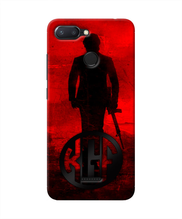 Rocky Bhai K G F Chapter 2 Logo Redmi 6 Real 4D Back Cover