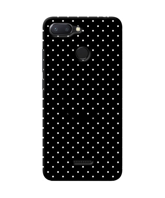 White Dots Redmi 6 Pop Case
