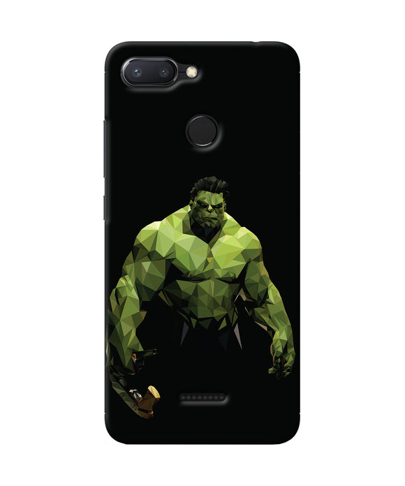 Abstract Hulk Buster Redmi 6 Back Cover