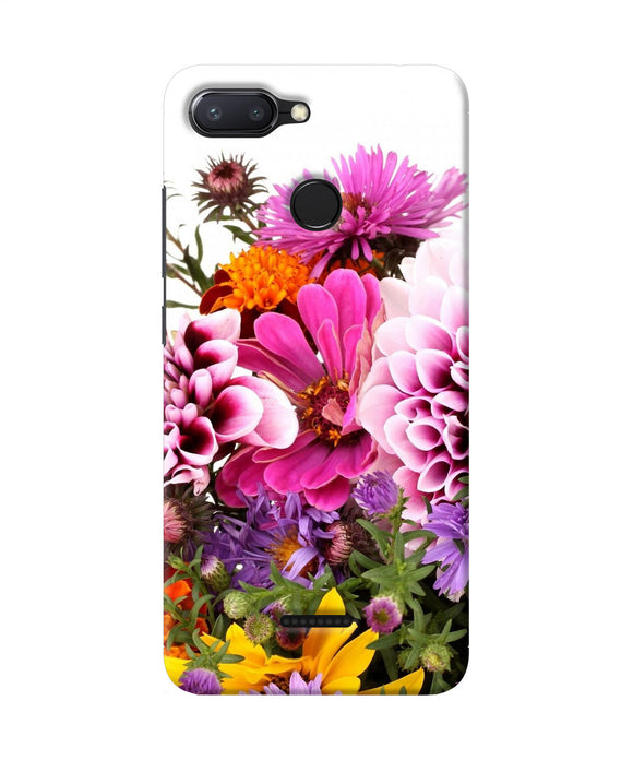 Natural Flowers Redmi 6 Back Cover