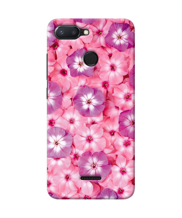 Natural Pink Flower Redmi 6 Back Cover