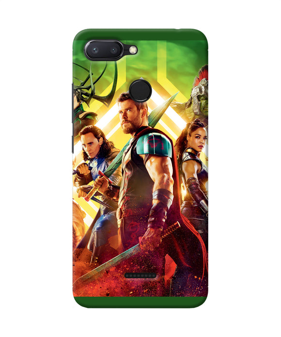 Avengers Thor Poster Redmi 6 Back Cover