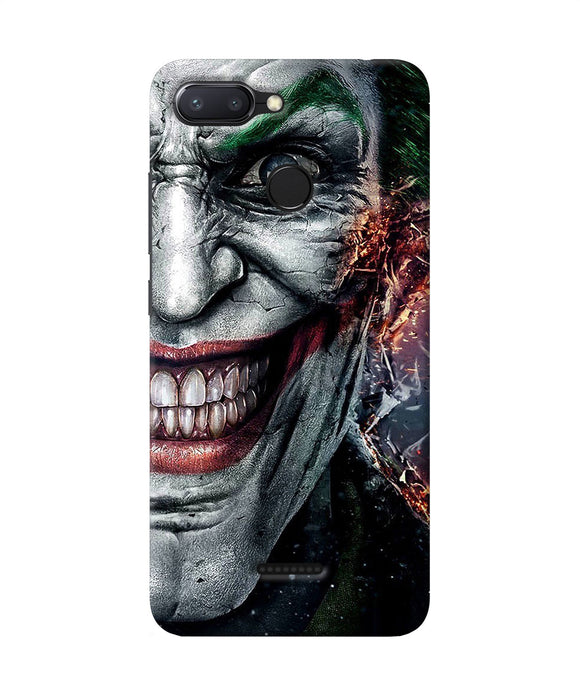 Joker Half Face Redmi 6 Back Cover