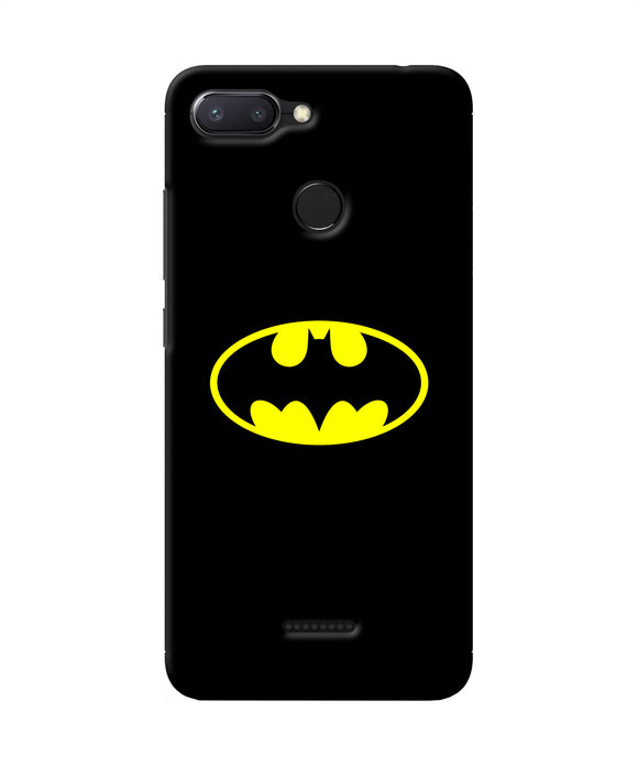 Batman Logo Redmi 6 Back Cover