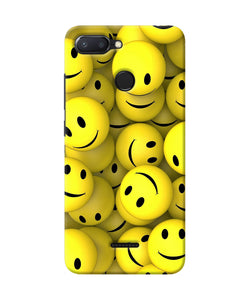 Smiley Balls Redmi 6 Back Cover