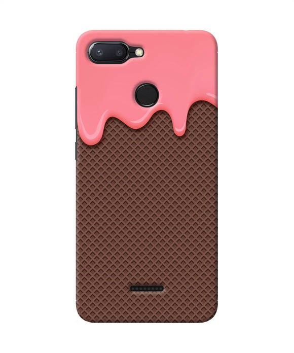 Waffle Cream Biscuit Redmi 6 Back Cover