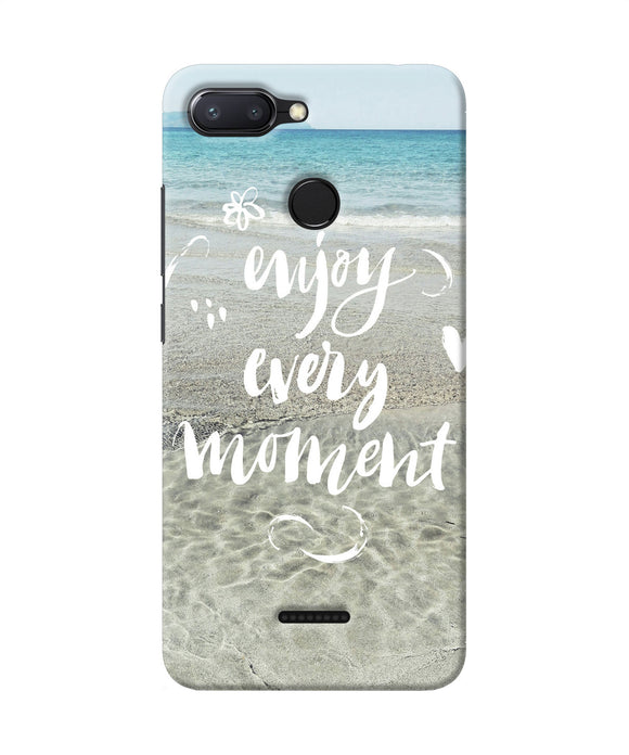 Enjoy Every Moment Sea Redmi 6 Back Cover