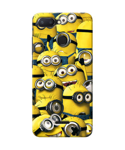 Minions Crowd Redmi 6 Back Cover