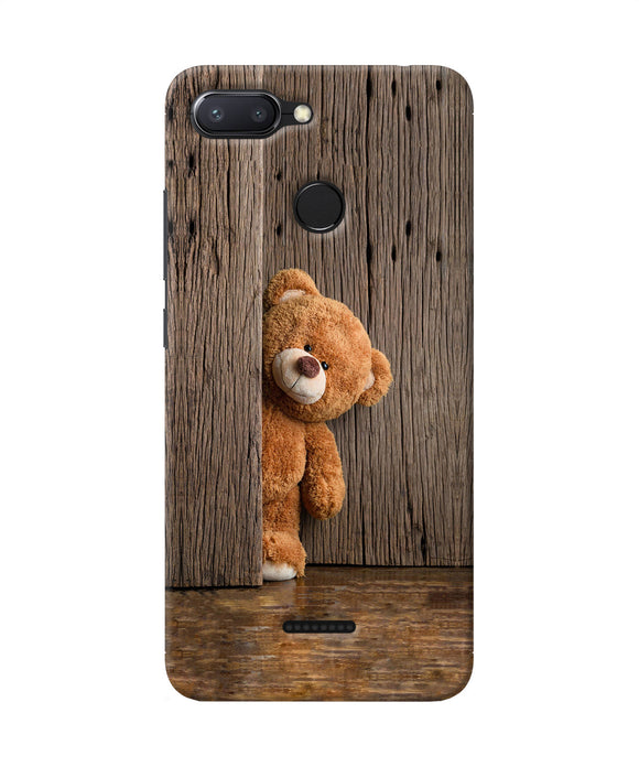 Teddy Wooden Redmi 6 Back Cover