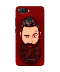 Beardo Character Redmi 6 Back Cover