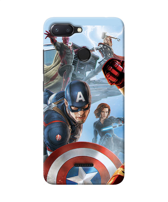 Avengers On The Sky Redmi 6 Back Cover