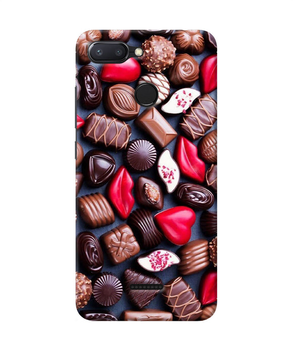 Valentine Special Chocolates Redmi 6 Back Cover