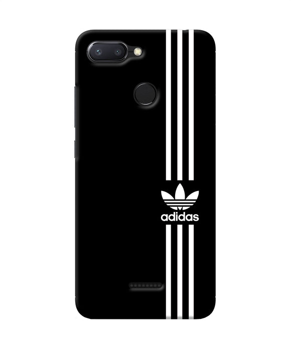 Adidas Strips Logo Redmi 6 Back Cover