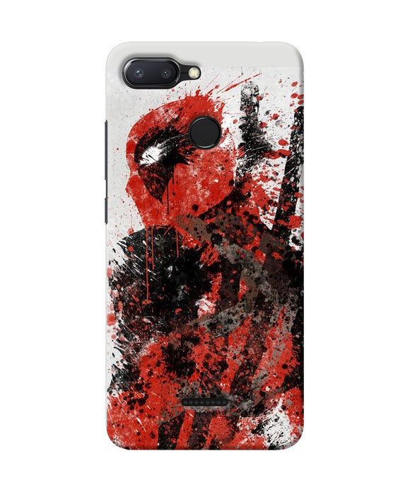 Deadpool Rugh Sketch Redmi 6 Back Cover